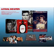 Lethal Weapon Ultimate Collectors Edition Steelbook 4K Ultra HD and Blu-Ray set with slipcase, poster, character and behind-the-scenes cards