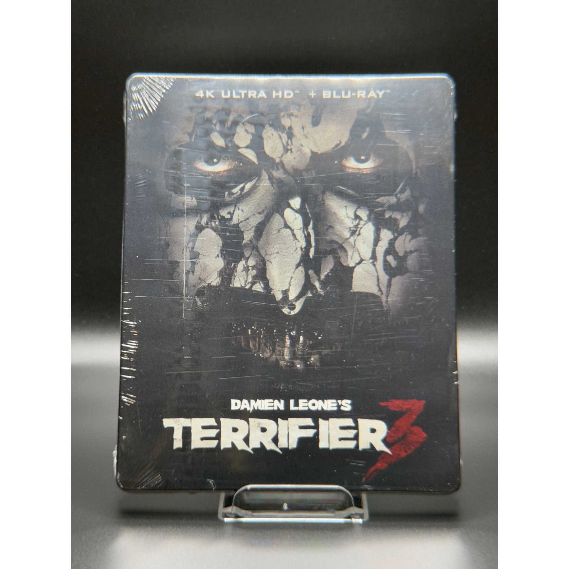 Terrifier 3 Collector's Edition Steelbook 4K UHD + Blu-Ray.