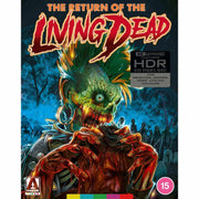 The Return of the Living Dead 4K Ultra HD limited edition cover featuring a zombie graphic and HDR logo