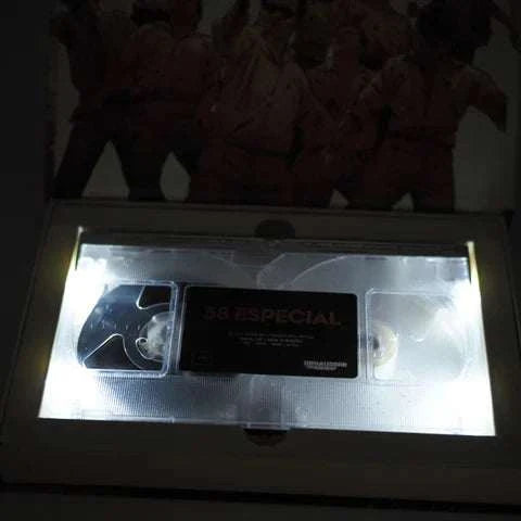 Degausser Video - 38 Especial Limited Edition Deluxe LED VHS in illuminated packaging.