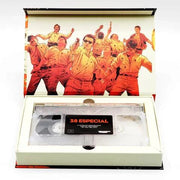 Limited edition Degausser Video 38 Especial deluxe LED VHS set in open box with protective packaging.