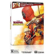 Deadpool And Wolverine (Deadpool Cover) 4K UHD + Blu-Ray + Digital Limited Edition Steelbook OUTER COVER