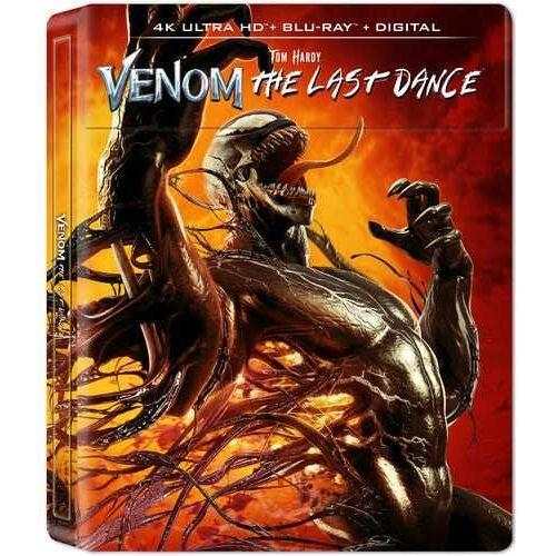 Venom: The Last Dance 4K UHD Steelbook featuring Tom Hardy.