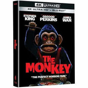 The Monkey 4K UHD + Blu-Ray with slipcover featuring horror-themed art.