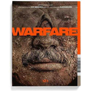 Warfare 4K UHD Blu-ray cover featuring gritty, close-up of a soldier's face.