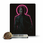 John Wick Titans Of Cult Limited Edition Steelbook with Continental coin and display stand.