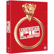 American Pie The Wedding Limited Deluxe Collectors Edition Blu-Ray with rigid slipcase featuring iconic wedding ring design on red background