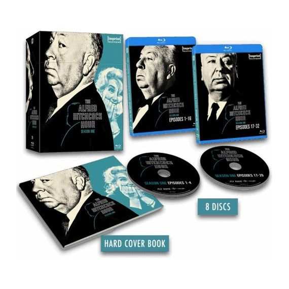 The Alfred Hitchcock Hour Season One 8-disc Blu-ray set with limited edition hardbox and hardcover booklet