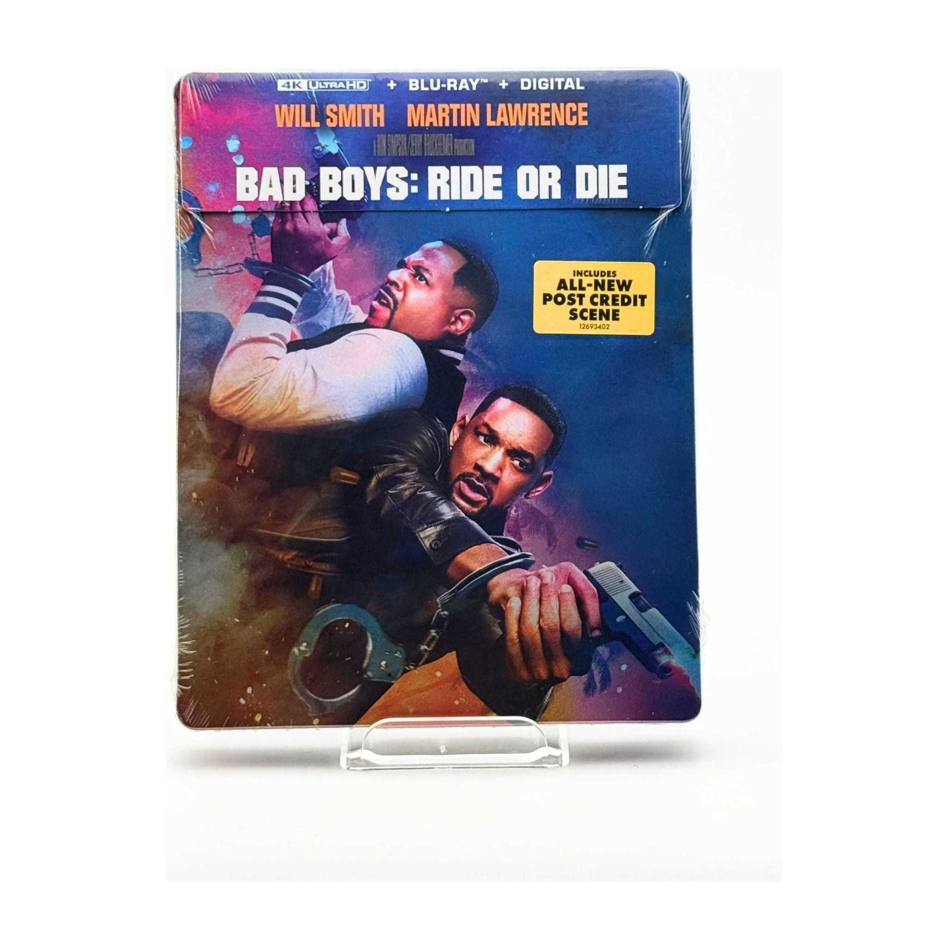 Bad Boys: Ride or Die 4k UHD + Blu-Ray Limited Edition Steelbook live front cover image