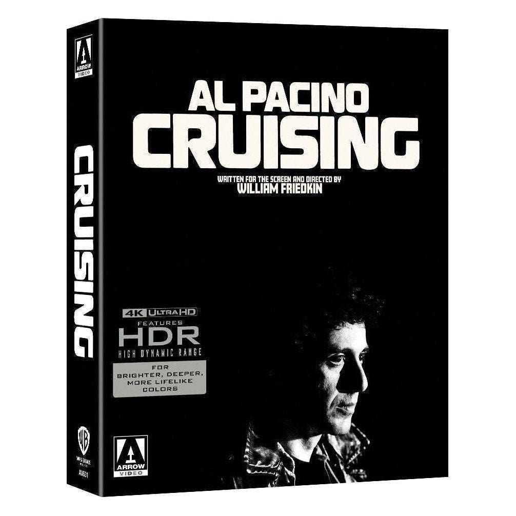 Cruising Limited Edition 4K UHD Blu-Ray with rigid slipcase and extras featuring Al Pacino.
