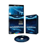 Poseidon Limited Edition 4K UHD Blu-ray with slipcover and booklet featuring disaster movie cover art and disc.