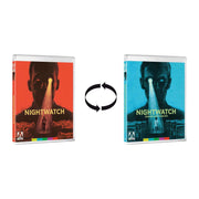 Limited edition Nightwatch Collection Blu-Ray set with reversible slipcover showing red and blue cover art.