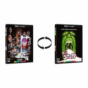 The Stuff Limited Edition 4K UHD Blu-Ray with reversible artwork and booklet.