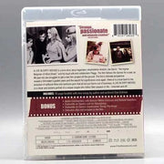Blu-ray case for "A Life In Dirty Movies" with images and bonus features listed.