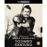 Limited Edition 4K Ultra HD cover of Akira Kurosawa's "Yojimbo and Sanjuro" featuring samurai artwork.