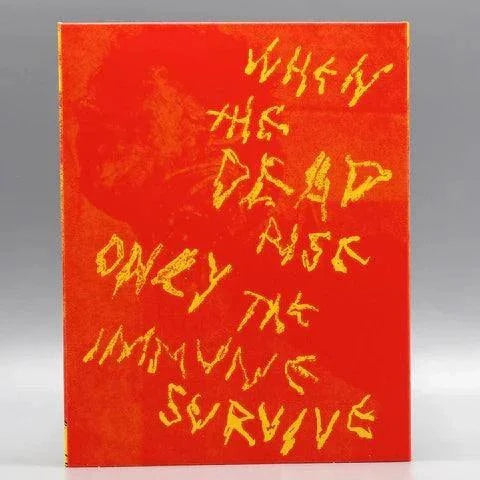 Blood Quantum Blu-Ray with slipcover, red cover with yellow text, "When the dead rise, only the immune survive."