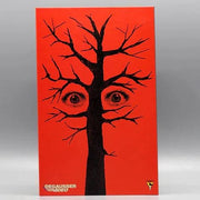 Degausser Video - Calvaire Limited Edition Deluxe VHS cover with eerie tree and eyes design.