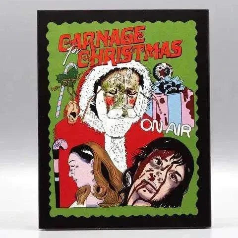 Dark Star - Carnage for Christmas Blu-Ray with vibrant slipcover featuring a horror-themed holiday illustration.