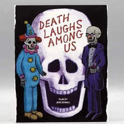 VHSHitfest - Death Laughs Among Us Blu-Ray cover featuring a clown and skeleton.