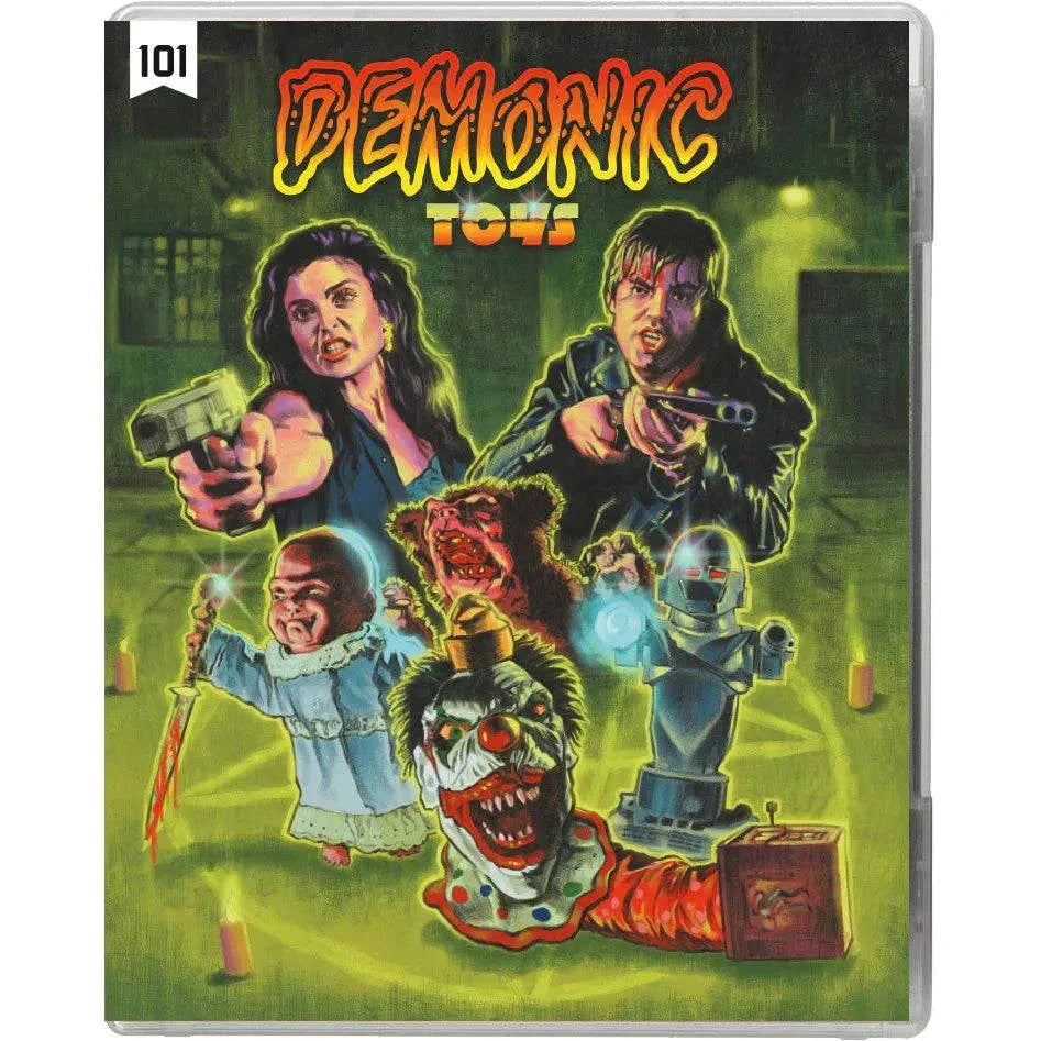 Dollman Toybox limited edition Blu-Ray box set featuring Dollman and Demonic Toys films with collectible cover art