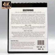 Bleeding Skull Disembodied 4K UHD and Blu-Ray with slipcover featuring horror and experimental art film directed by William Kersten, includes 4K restoration, commentary, interviews, and bonus content.