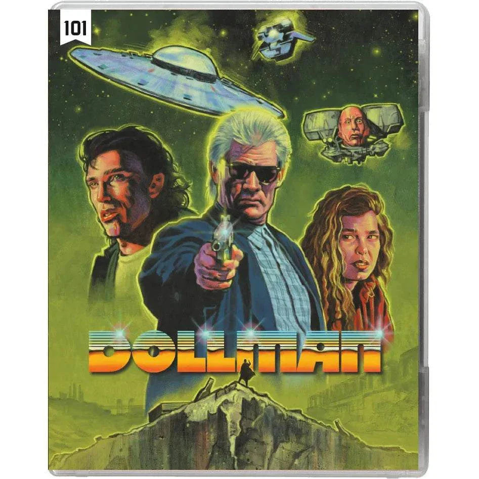 The Dollman Toybox limited edition Blu-Ray box set featuring Dollman, Demonic Toys, and Dollman vs Demonic Toys films with extras.