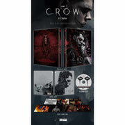 The Crow 2024 Blu-Ray numbered limited edition full slip case with postcards and detailed dark fantasy cover art.