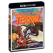 Galaxy Of Terror Collector's Edition 4K UHD Blu-Ray with limited edition slipcover.