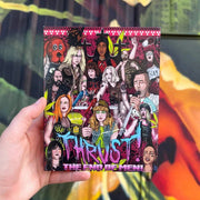 Hand holding Thrust! (The Punk Cut!) Blu-ray with vibrant illustrated cover featuring punk characters and bold text "Thrust! The End of Men!"