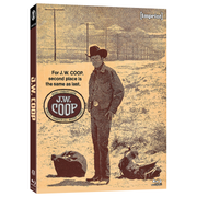 J.W. Coop Blu-Ray limited edition slipcover featuring a cowboy standing with rodeo gear in a western desert scene