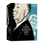 The Alfred Hitchcock Hour Season One 1962 limited edition 8-disc Blu-ray hardbox set with classic noir cover art