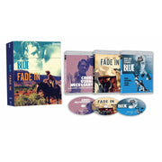 Blue (1968) and Fade In (1973) limited edition 3-disc Blu-ray hardbox set with films and documentary.
