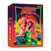 Tales Of Adventure Collection 9 Blu-Ray box set featuring classic 1970s fantasy and sci-fi films with Doug McClure in vibrant illustrated cover art.