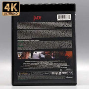 Vinegar Syndrome Jade 4K UHD Blu-Ray with Slipcase featuring movie details and specifications.
