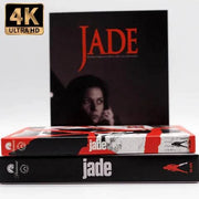 Vinegar Syndrome Jade 4K UHD Blu-Ray with Slipcase, featuring stylish cover design.