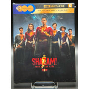 Shazam! Fury of the Gods 4K UHD Blu-Ray Steelbook with Limited Edition Full Slip.