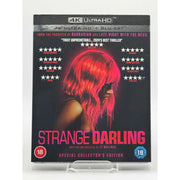 Strange Darling 4K Ultra HD Blu-Ray, Region Free/B, slipcover edition.