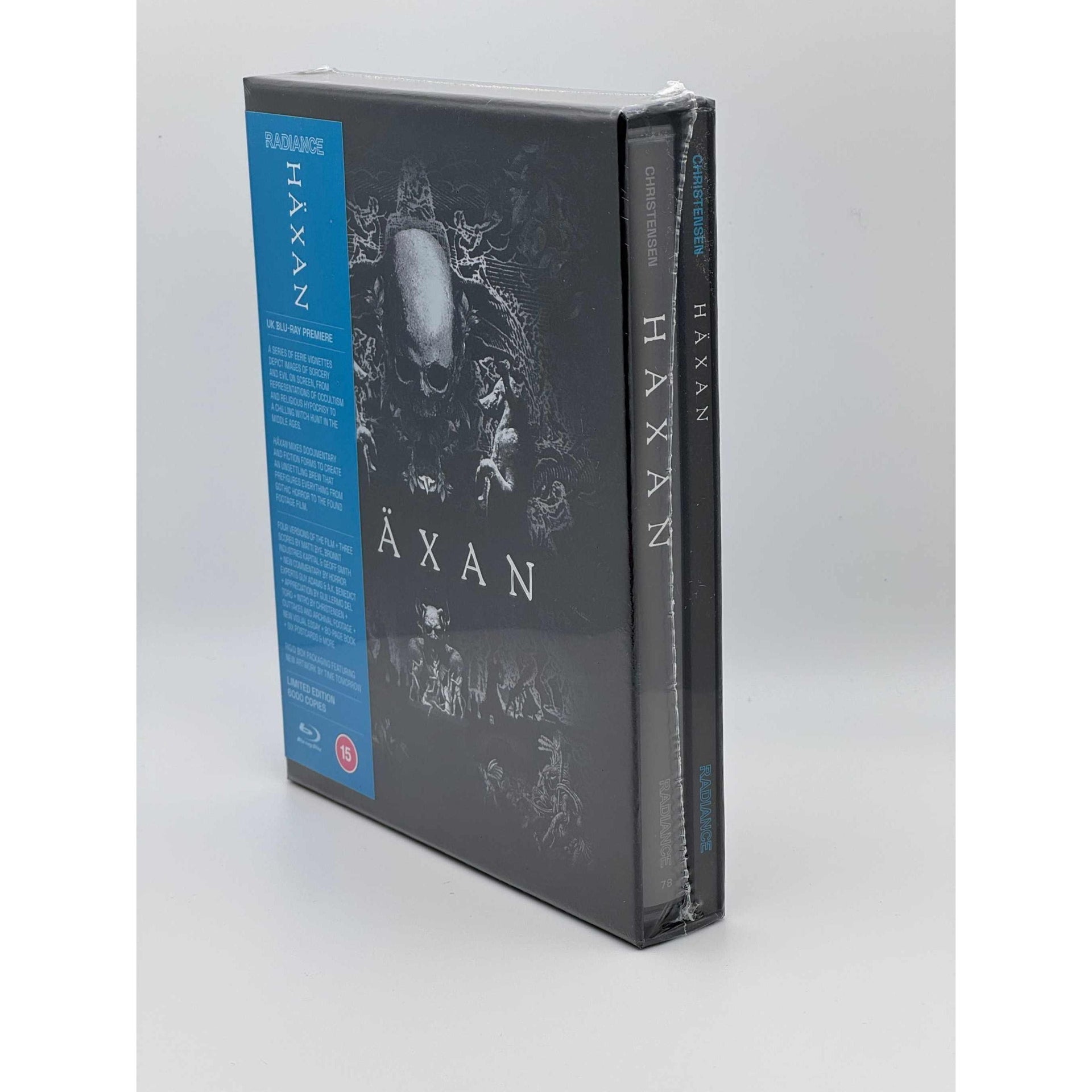 Limited edition Häxan Blu-Ray set with rigid slipcase and reversible artwork