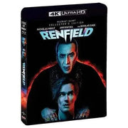 Renfield 4K UHD Blu-Ray Collector's Edition with slipcover showing Nicholas Hoult and Nicolas Cage.