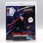 Samurai Priest Vampire Hunter Blu-Ray with slipcover showing action-packed comic-style cover art.