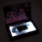 Limited edition deluxe LED VHS of "Satan's Black Wedding" in illuminated packaging.