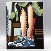 Blu-ray cover art for "Spoonful of Sugar" with illustration of someone's legs in sneakers, featuring a unique artistic design.