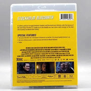 Stockholm Bloodbath Blu-Ray case showing back cover with film summary and special features details