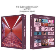 The Substance Steelbook Fullslip A1 Limited Edition 2-disc 4K UHD and Blu-Ray set with holographic paper packaging