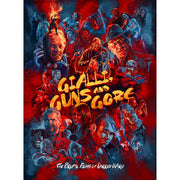Gialli Guns & Gore 3-disc Blu-ray box set featuring Darren Ward's violent crime and action films with illustrated booklet and exclusive extras