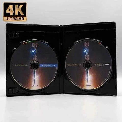 The Golden Child 4K UHD Blu-Ray set with slipcase by Vinegar Syndrome Ultra.