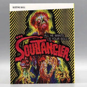 Bleeding Skull - The Soultangler Blu-Ray with Slipcover featuring horror-themed artwork.