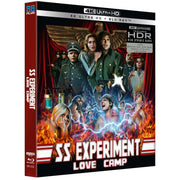 SS Experiment Camp 4K UHD and Blu-ray limited edition with slipcover and booklet cover showing dramatic Nazi-themed artwork