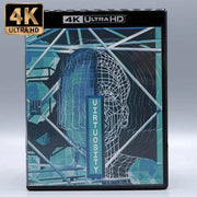 Virtuosity 4K UHD Blu-Ray with slipcase packaging, featuring a futuristic digital design.
