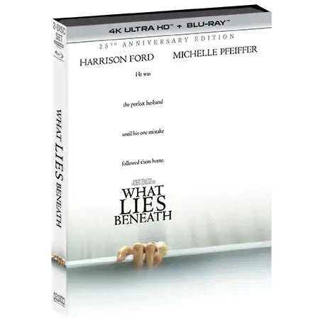 What Lies Beneath 25th Anniversary Edition 4K UHD Blu-Ray with limited edition slipcover.
